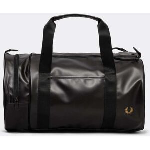 Fred Perry Tonal Barrel Bag  - Black/Gold 774 - One Size - male