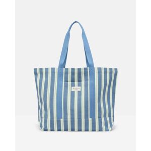 Joules Promenade Womens Tote Bag 224429  - Blue Stripe - One Size - female