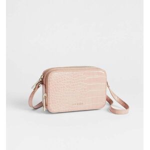 Ted Baker Stina Womens Double Zip Mini Camera Bag  - Mid Pink - One Size - female