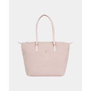 Tommy Hilfiger Poppy Womens Canvas Tote Bag  - Whimsy Pink - One Size - female