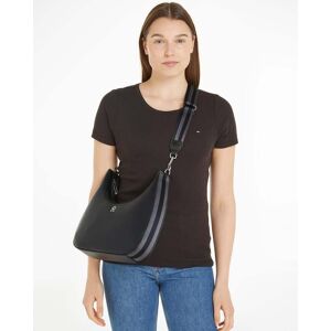 Tommy Hilfiger TH Essential Womens Crossover Bag  - Black - One Size - female