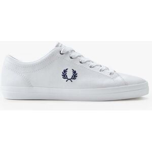 Fred Perry Baseline Mens Leather Trainers  - White 200 - UK7 EU41 US8 - male