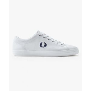 Fred Perry Baseline Mens Leather Trainers  - White 200 - UK9 EU43 US10 - male