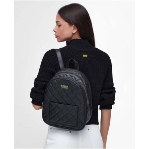 Barbour International Quilted Uxbridge Womens Backpack  - Black - One Size - female