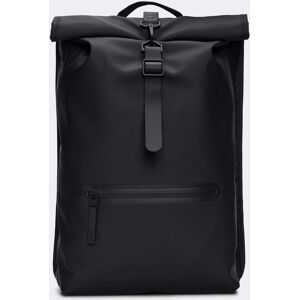 Rains Unisex Rolltop Rucksack  - 01 Black - One Size - female