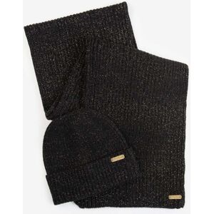 Barbour International Estoril Beanie & Scarf Gift Set  - Black - One Size - female