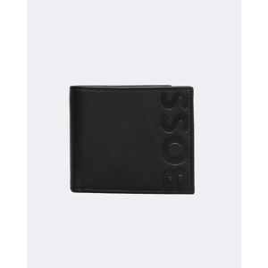 Orange Big BB Mens Embossed Logo Grained Leather Wallet NOS Colou - Black 001 - One Size - male