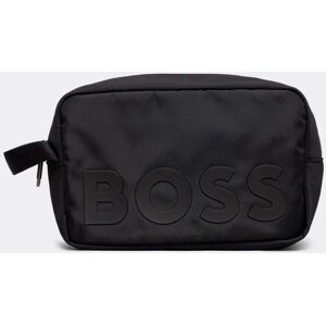 Boss Orange Catch 2.0 Mens Printed Logo Washbag NOS  - Black 001 - One Size - male