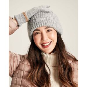 Joules Eloise Womens Soft Oversized Beanie 222423  - Grey Marl - One Size - female