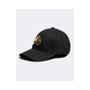 Moose Knuckles Gold Logo Icon Cap  - Black W/Gold Logo - One Size - male