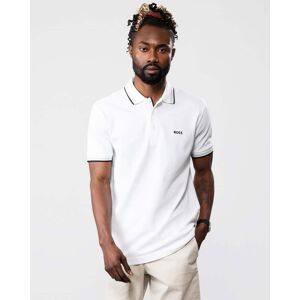 Boss Green Paddy Contrast Mens Polo NOS  - White 100 - L - male