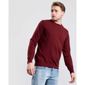 Barbour Essential Crew Neck Mens Jumper  - Ruby - XL - male