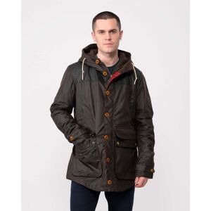 Barbour Game Mens Wax Parka  - Olive - M - male