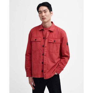 Barbour International Adey Mens Overshirt  - Mineral Red - L - male