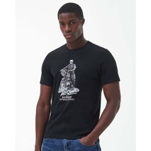 Barbour International Albie Mens T-Shirt  - Black - L - male