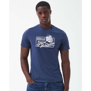 Barbour International Eddie Mens T-Shirt  - Oxford Navy - L - male