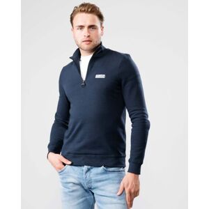 Barbour International Essential Half-Zip Mens Sweatshirt  - International Navy - L - male