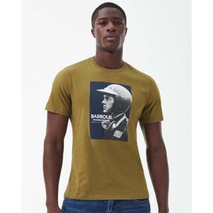 Barbour International Greyson Mens T-Shirt  - Archive Olive - L - male