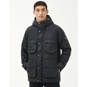 Barbour International Tantallon Mens Wax Jacket  - Black - L - male