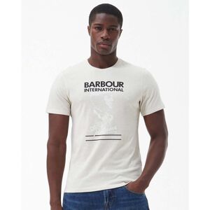 Barbour International Taylor Mens T-Shirt  - Oatmeal Marl - M - male