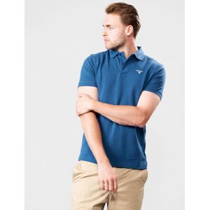 Barbour Mens Sports Polo Shirt  - Deep Blue - M - male