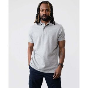 Barbour Mens Sports Polo Shirt  - Grey Marl - S - male