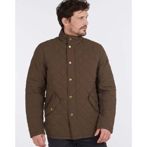 Barbour Shoveler Mens Quilted Jacket  - Dark Olive - XL - male