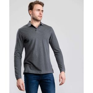 Barbour Sports Mens Long Sleeve Polo Shirt  - Slate - XXL - male