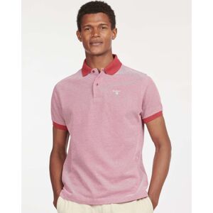 Barbour Sports Mix Mens Polo Shirt  - Raspberry - M - male