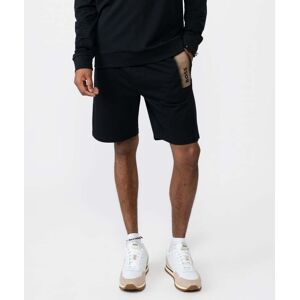 Boss Orange Fade Logo Mens Authentic Loungewear Shorts  - Black 001 - M - male