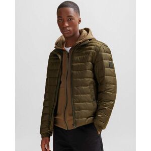 Boss Orange Oden 1 Mens Lightweight Padded Jacket with Water-Repellent - Open Green 368 - 48/M - male