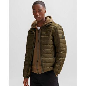 Boss Orange Oden 1 Mens Lightweight Padded Jacket with Water-Repellent - Open Green 368 - 52/XL - male