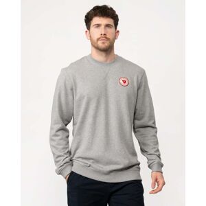 Fjallraven 1960 Logo Badge Mens Sweatshirt  - Grey/Melange 020-999 - M - male