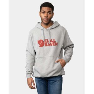 Fjallraven Logo Mens Hoodie  - Grey-Melange 020-999 - M - male