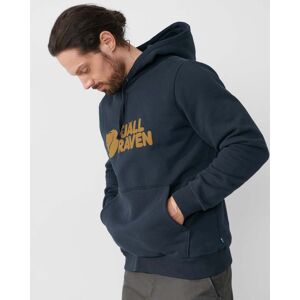 Fjallraven Logo Mens Hoodie  - Dark Navy 555 - M - male