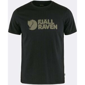 Fjallraven Logo Mens T-Shirt  - Black 550 - S - male