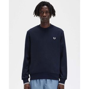 Fred Perry Mens Crew Neck Sweatshirt NOS  - Navy 248 - M - male