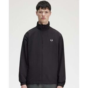 Fred Perry Mens Woven Track Jacket  - Black 198 - M - male