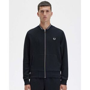 Fred Perry Mens Zip Through Sweatshirt NOS  - Black 184 - L - male