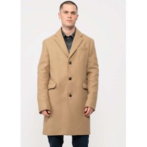 GANT Mens Classic Tailored Fit Wool Topcoat  - 242 Mustard Beige - L - male