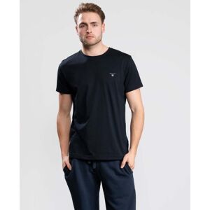 GANT Original Solid Mens T-Shirt  - 5 Black - XXL - male