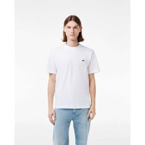 Lacoste Mens Classic Cotton Fit Jersey T-Shirt  - White 001 - M - male