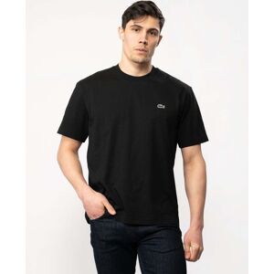 Lacoste Mens Classic Cotton Fit Jersey T-Shirt  - Black 031 - M - male