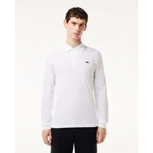 Lacoste Original L.12.12 Mens Long Sleeve Cotton Polo Shirt  - White 001 - M - male