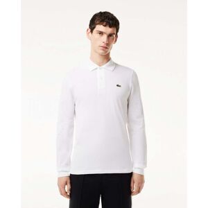 Lacoste Original L.12.12 Mens Long Sleeve Cotton Polo Shirt  - White 001 - XL - male