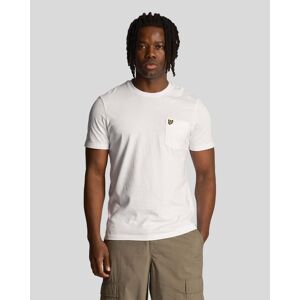 Lyle & Scott Mens Pocket T-Shirt  - 626 White - M - male