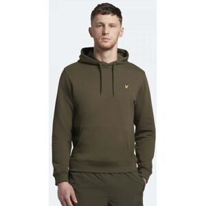 Lyle & Scott Mens Pullover Hoodie  - W485 Olive - XL - male