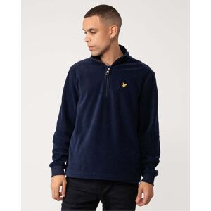 Lyle & Scott Mens Quarter-Zip Fleece  - Z99 Navy - M - male