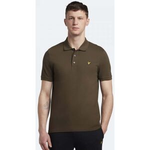 Lyle & Scott Plain Mens Polo Shirt SP400VOG  - W485 Olive - L - male