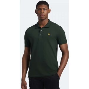 Lyle & Scott Plain Mens Polo Shirt SP400VOG  - W486 Dark Green - L - male